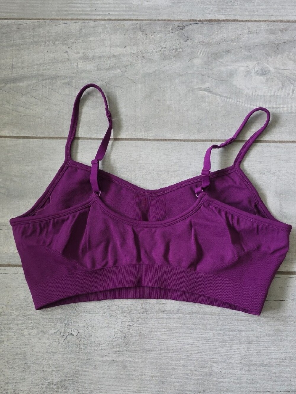 Athleta - Magenta Seamless Stretch Bralette - Women's Sports Bra - Picture 3 of 9